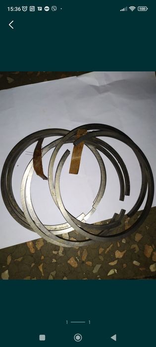 Поршневі кільця аміачного компресора АУ 200