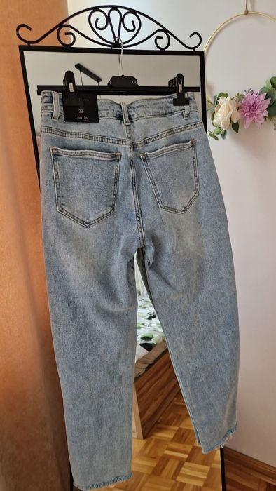 Dżinsy spodnie mom fit jesien Varlesca chicaca 36 S 38 M 40 L