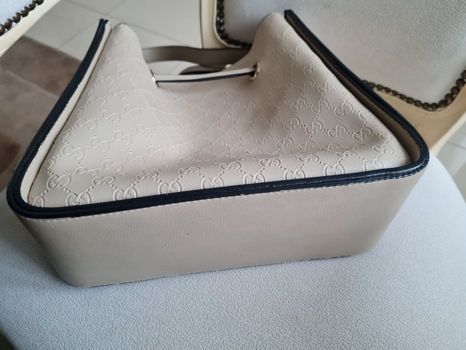 Torebka beżowa ekoskóra Gucci