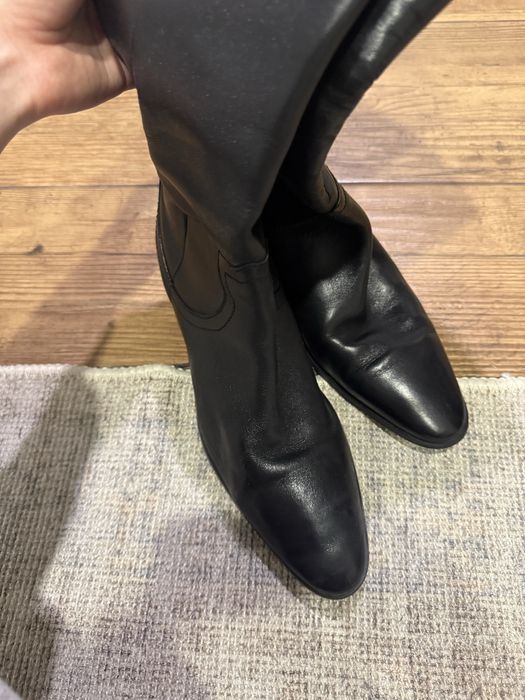 Чоботи- казаки шкіра