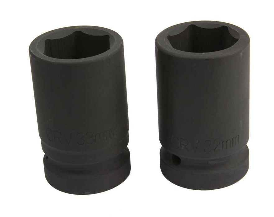 Пневматичний ударний гайковерт, TIR 1" BJC 998 гайковерт + насадки