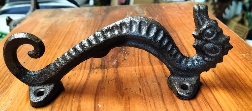 Puxadores Em Ferro Cavalos Marinhos