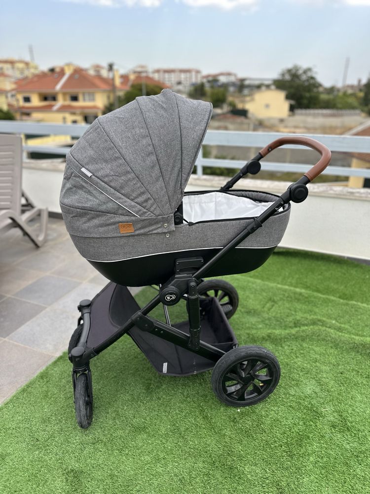 Carrinho de Bebe 3 em 1 Kinderkraft