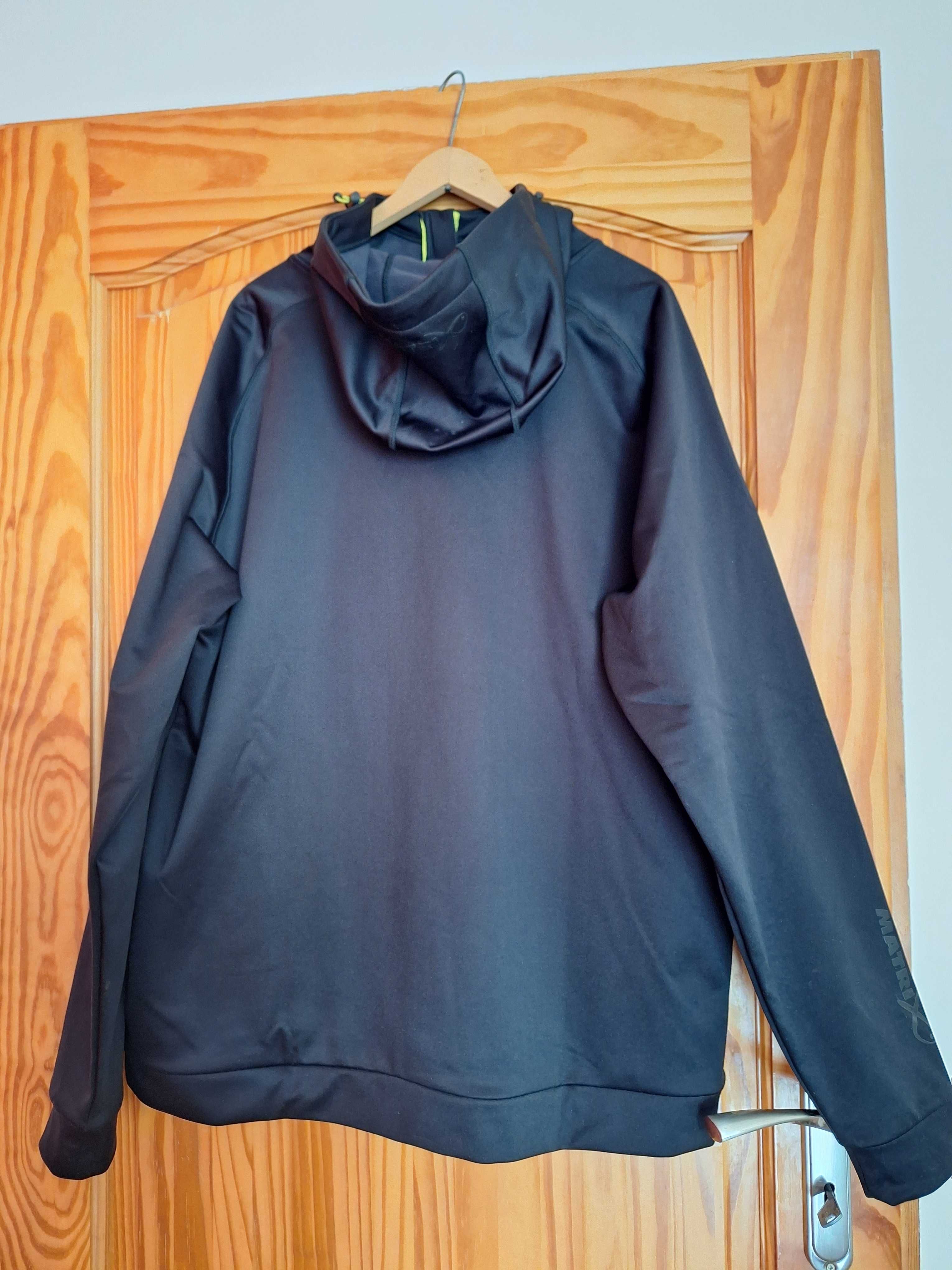 Bluza Matrix 1/4 Zip Sweat Black/Lime - roz. XL