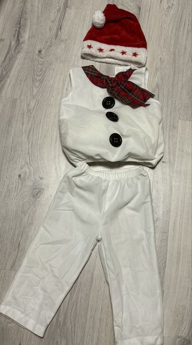 Новорічний костюм сніговика- ПРОКАТ  Вінниця