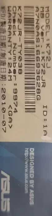 NIEPOTRZEBNY Sprzedam Laptop Asus K72JR-TY038 45