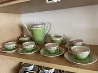 Zestaw kawowy serwis do herbaty herbaciany chodzierz z PRL lata 65-70