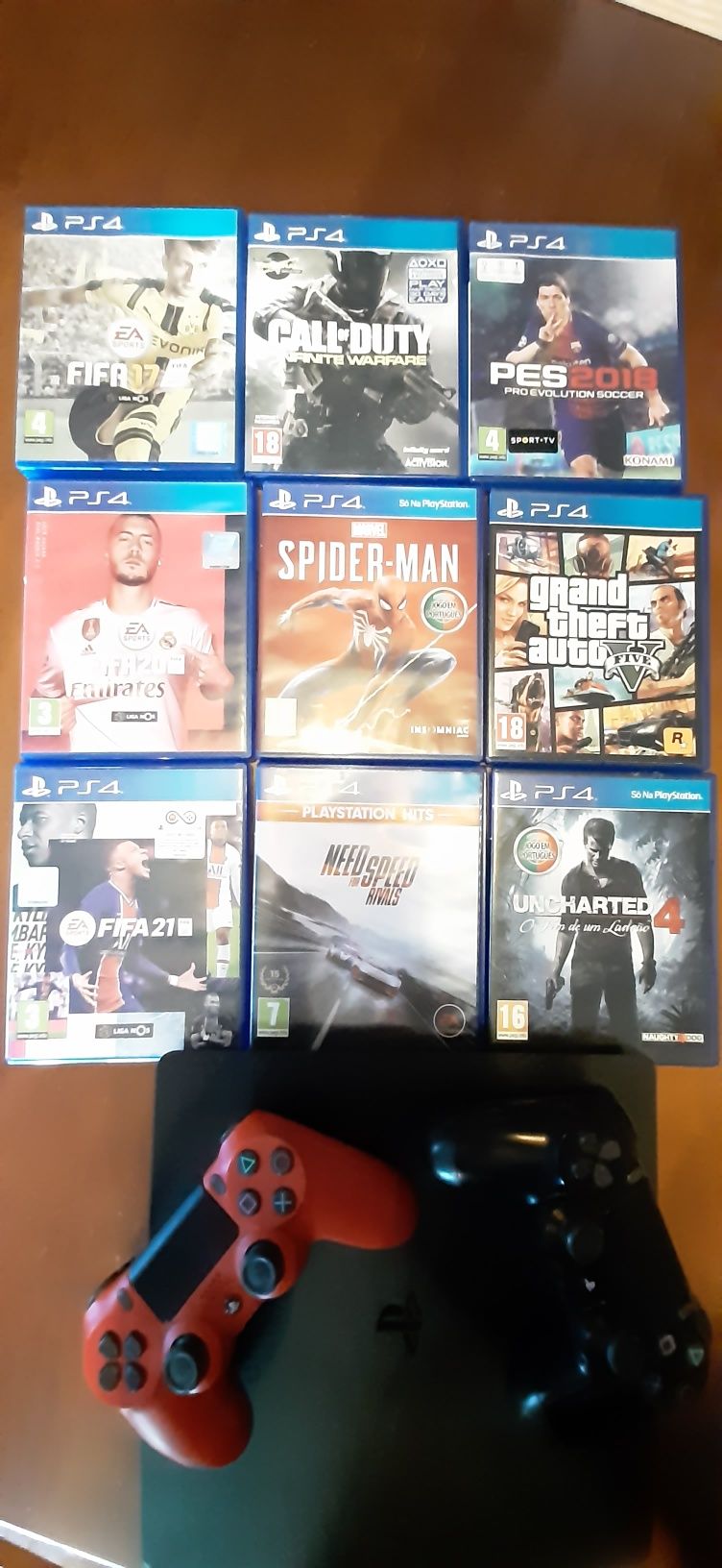 Playstation 4 + 2 comandos