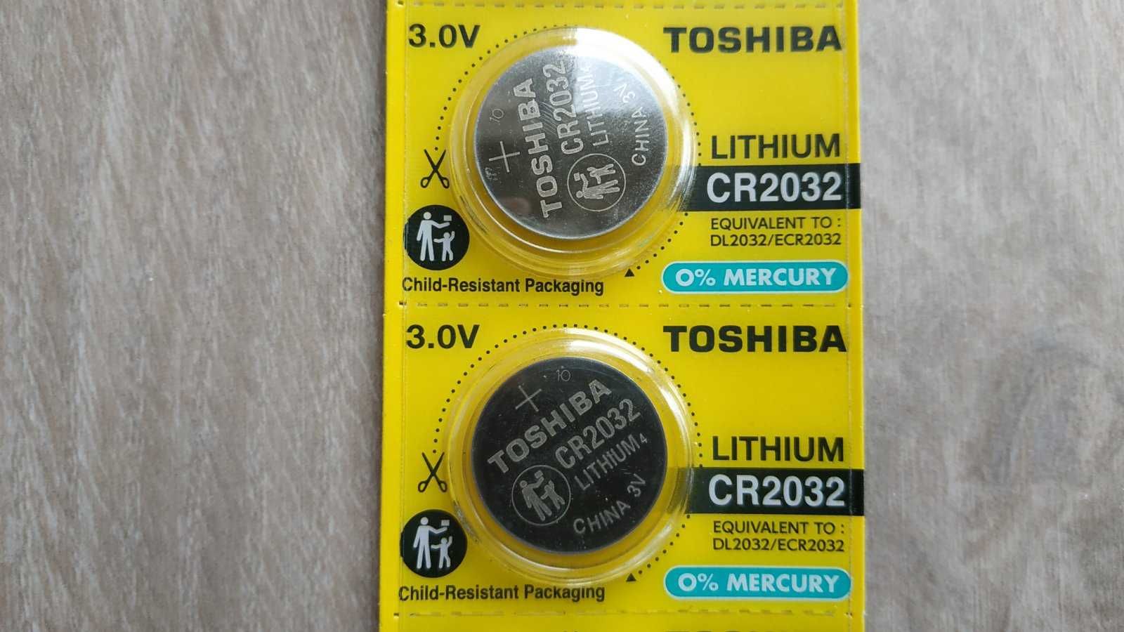 Батарейка літієва TOSHIBA CR2032 3V (блістер 2шт)
