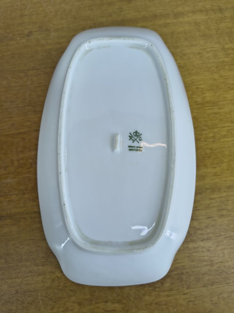 Porcelanowa miseczka R.C. Rosenthal Noritake Bavaria – zielony geometr