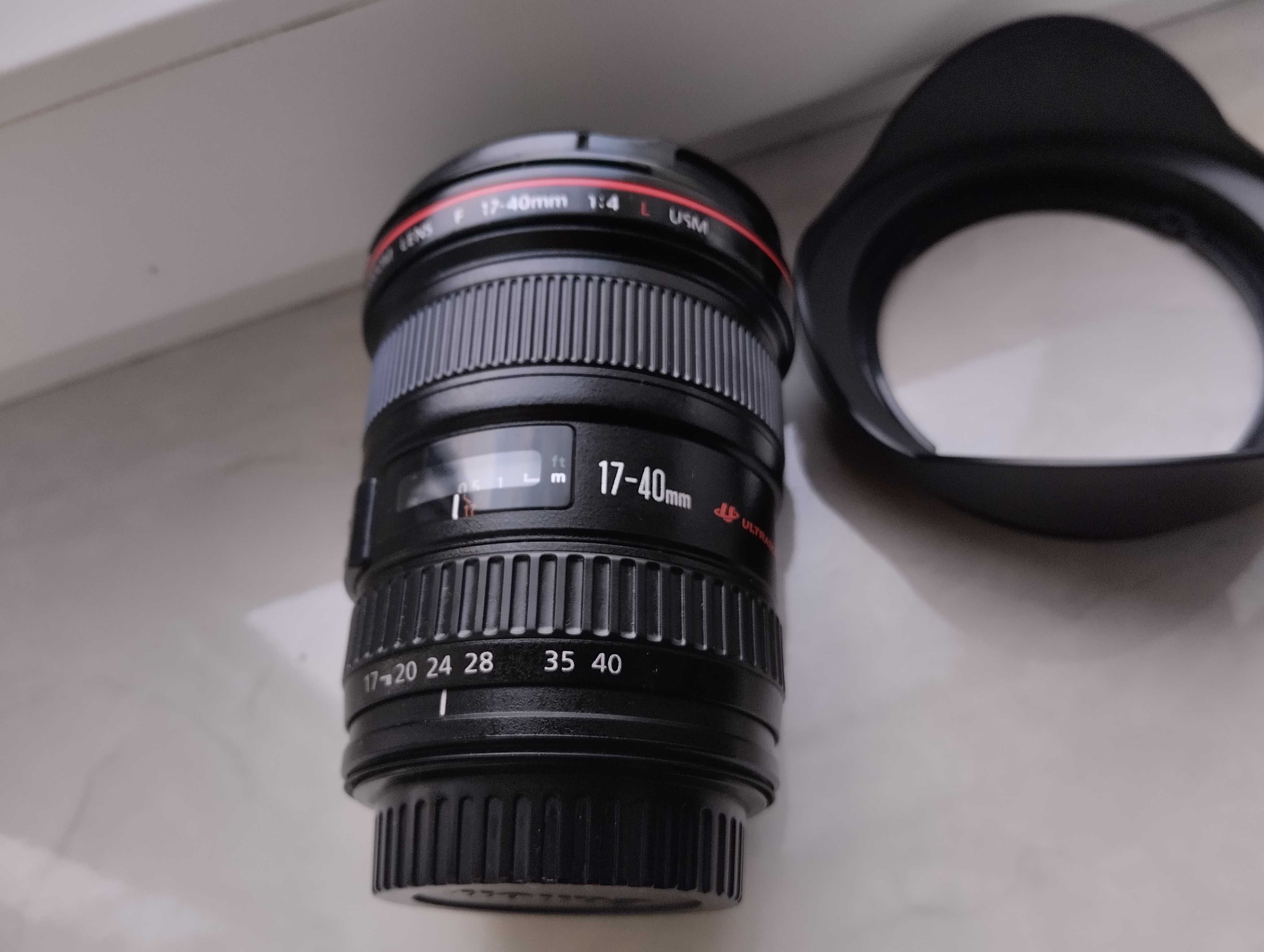 Обєктив Canon EF 17-40mm f/4L USM+ захисний фільтр