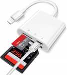 Czytnik kart do  iPhone  LIGHTNING adapter  przejściówka  MICRO SD/TF