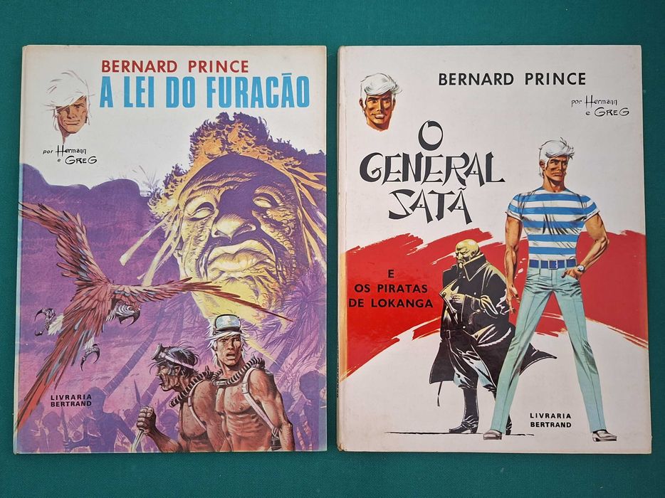 2 Livros de BD Bernard Prince, Ed. Bertrand - 1977/78