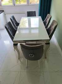 Stół i krzesła Glamour