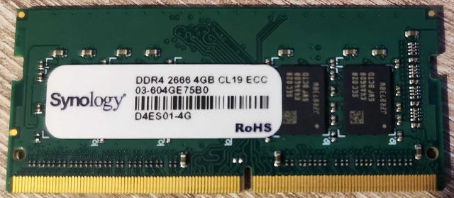 Synology DDR4 4GB 2666MHz ECC D4ES01-4G