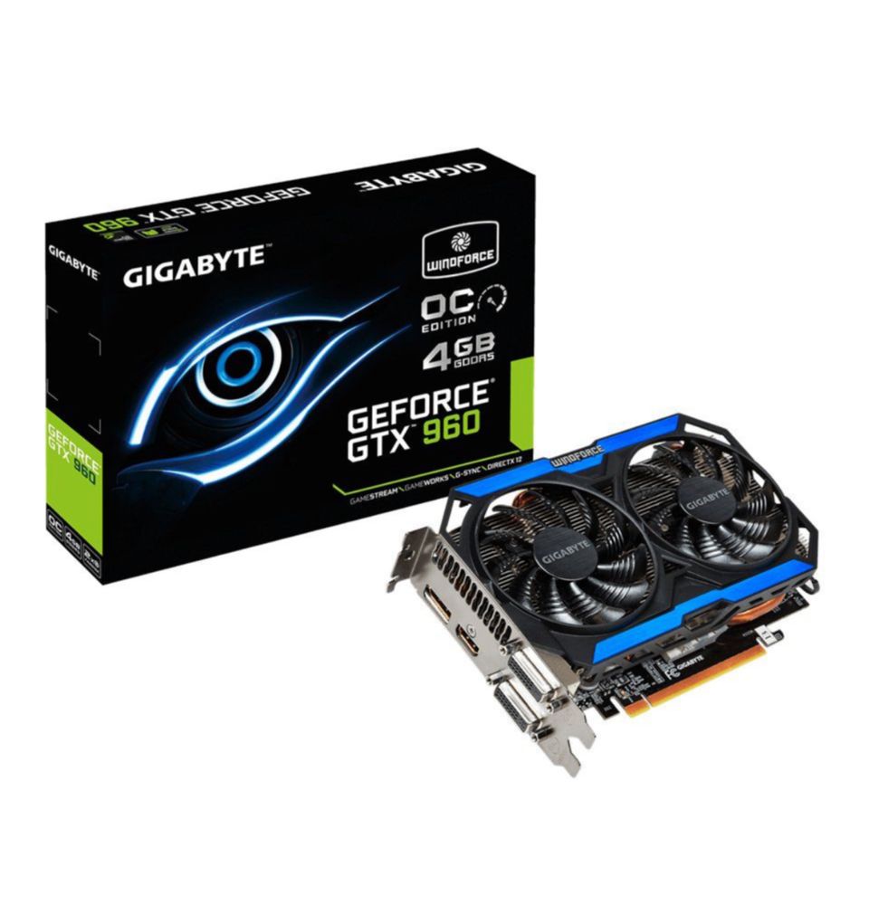 Karta graficzna Gigabyte GeForce GTX 960 4 GB, (GV-N960OC-4GD)