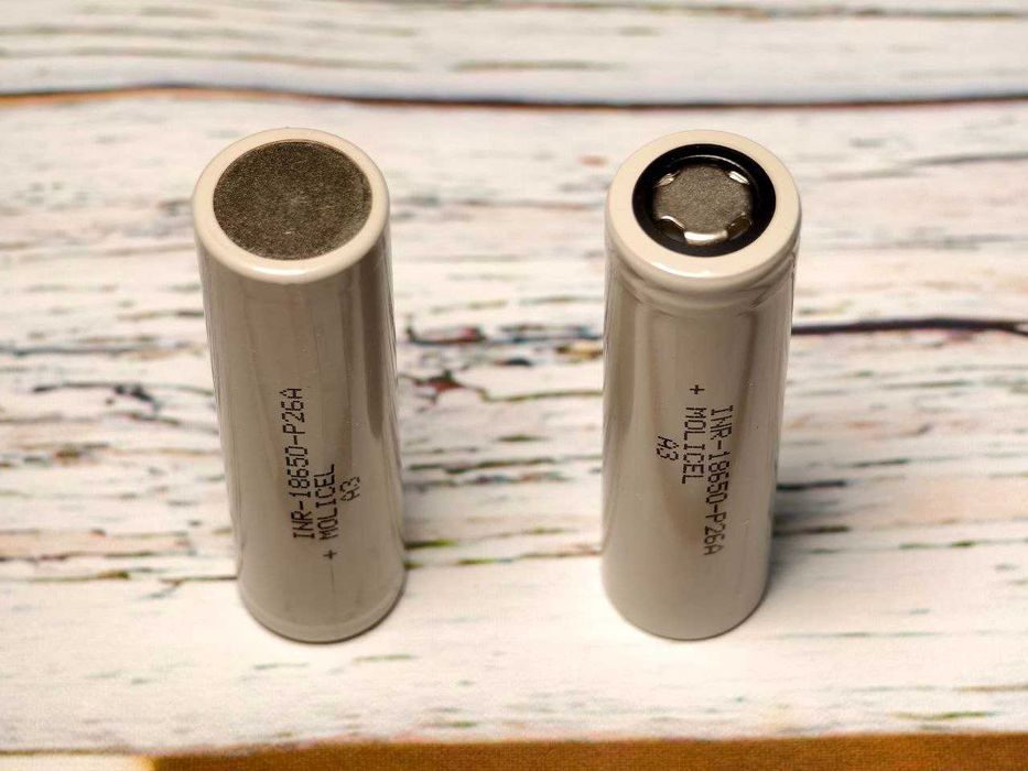 Акумулятор Molicel INR18650 P26A 2600 мА 35A високостркумовий