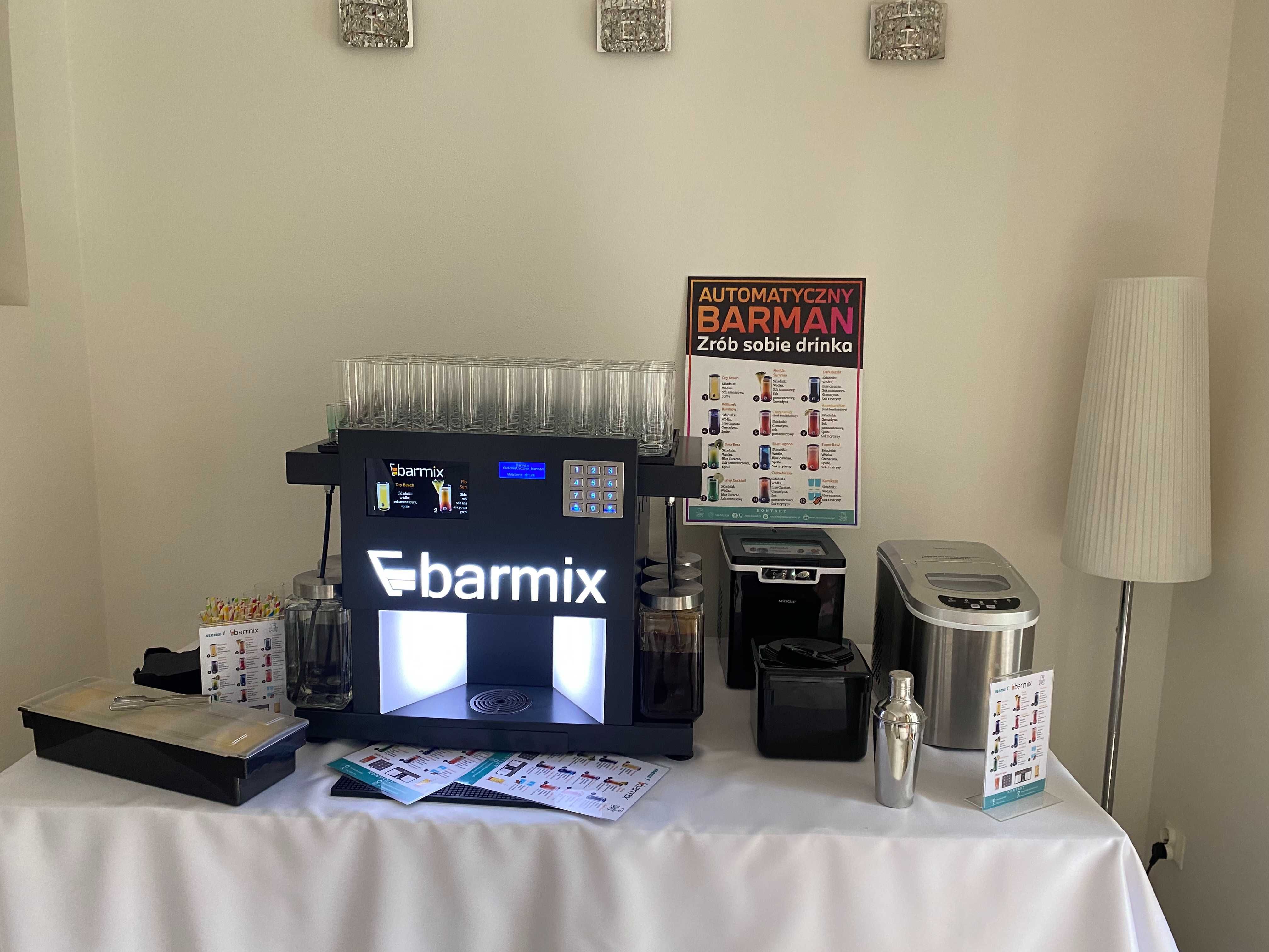 Barmix automatyczny barman atrakcje na wesele urodziny event drinki