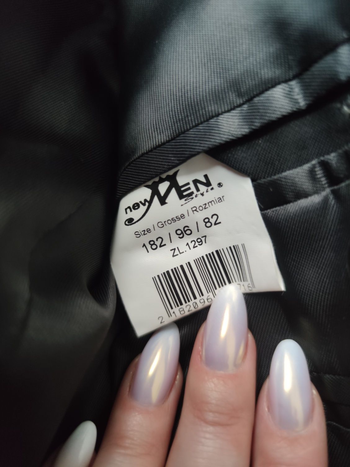 Garnitur New Men koszula gratis 182/96/82