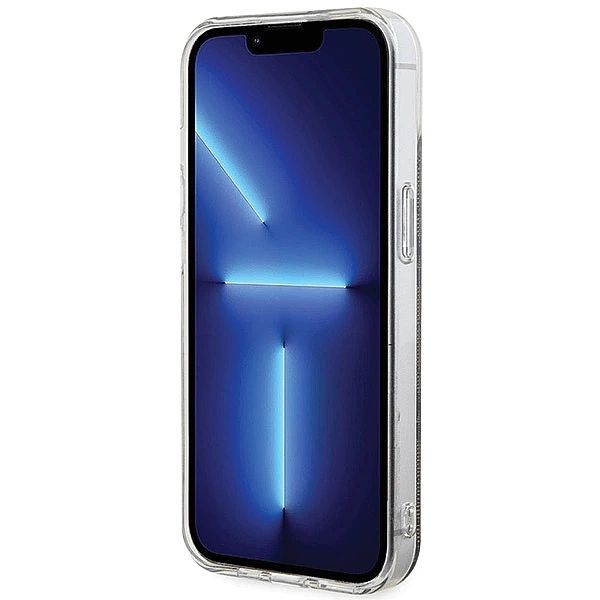 Etui Guess IML 4G MagSafe na iPhone 15 - brązowe