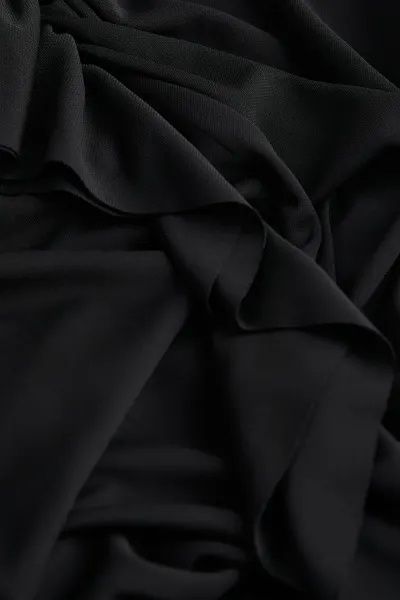 Dżersejowa czarna spódnica H&M z klinem rozmiar S