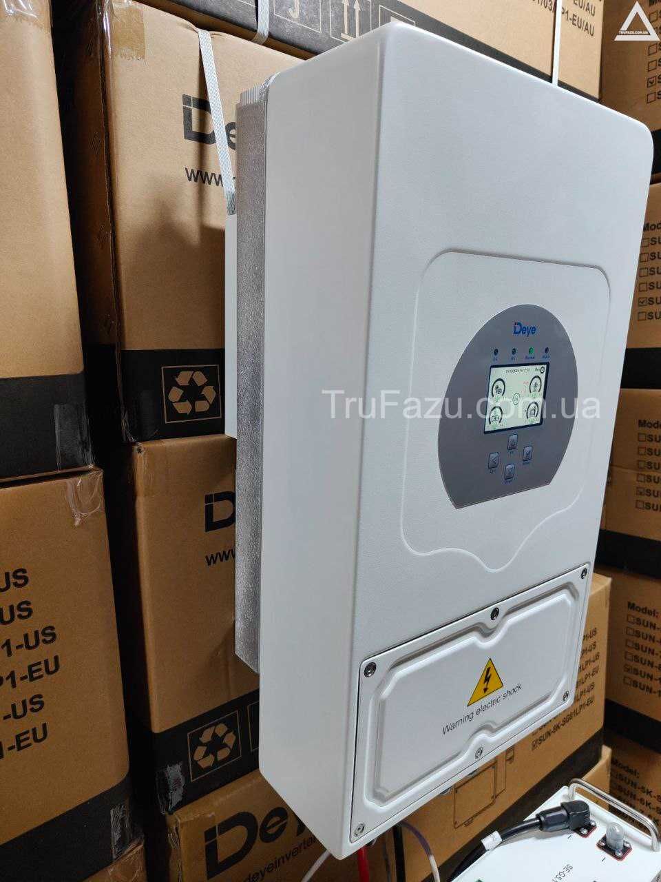 Гібридний інвертор Deye SUN-06K-SG03LP1-EU WiFi 6 kW, 1 фаза, 2 MPPT
