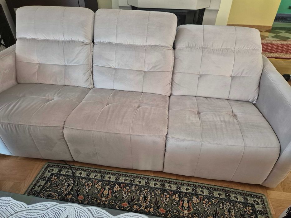Sofa Cantata 3 osobowa oraz 2 fotele z funkcją relaksu