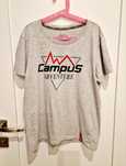 T-shirt Koszulka bluzka z krótkim ręk.  szara Campus Adventure 158/164