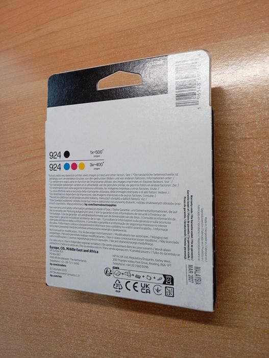 Tinteiros HP 924 - NOVOS e embalagem INTACTA