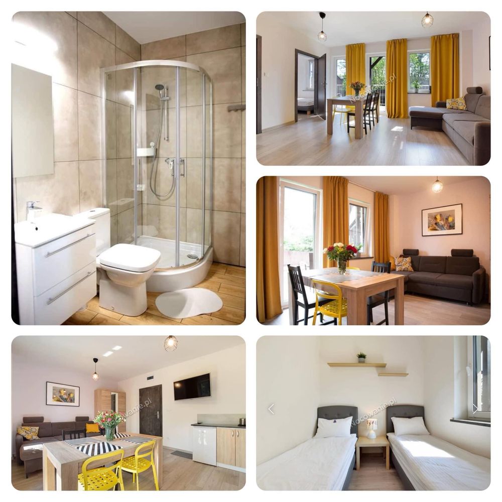 Pokoje i apartamenty z aneksami i lazienkami. Wysokj standard & SPA