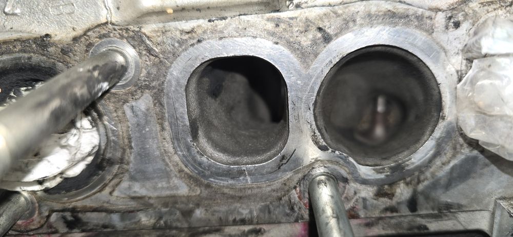 Czyszczenie dolotu łupinami orzecha "orzechowenie" dekarbonizacja