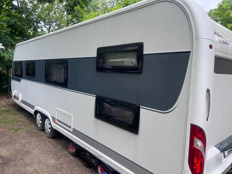 Hobby Prestige 720 KFU  Przyczepa Hobby Prestige 720 KFU drugi właściciel, zadbana, rodzinna