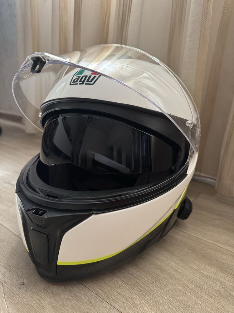 Мотошолом AGV Sportmodular Ray Carbon