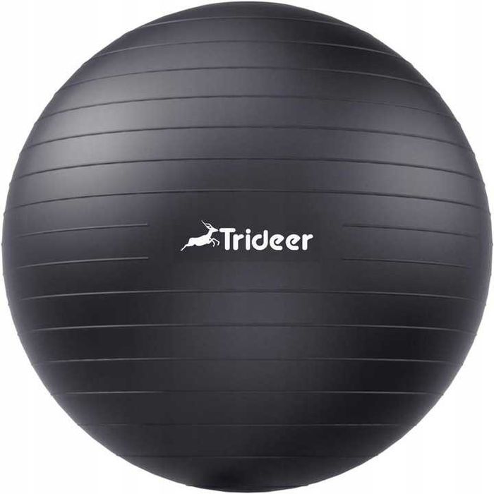 TRIDEER 48-55 CM czarna piłka do ćwiczeń NrD287