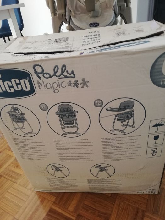 Cadeira Chicco Polly Magic 3 em 1