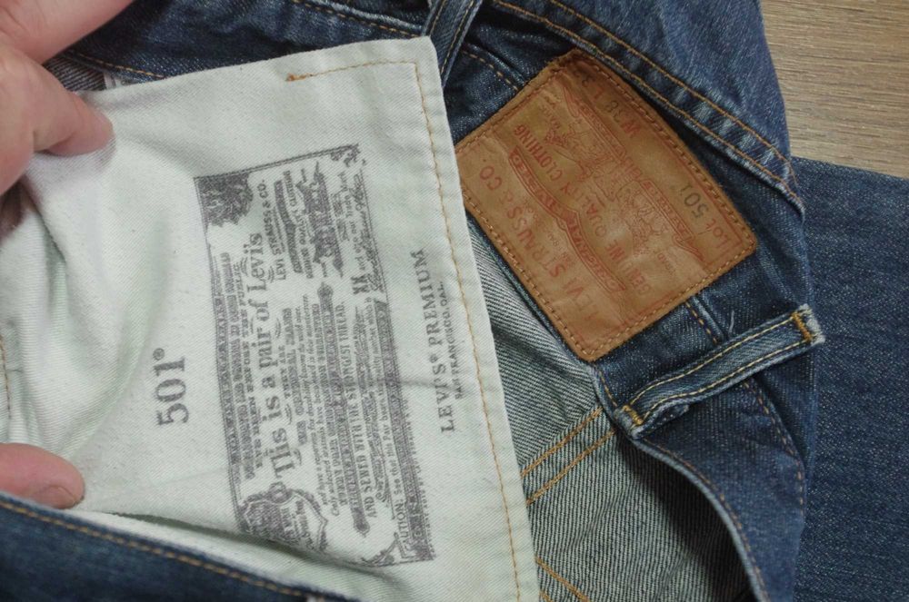 Джинси Levis 501 Made Bulgaria 38 - 32 ХЛ плотний денім стан чудовий