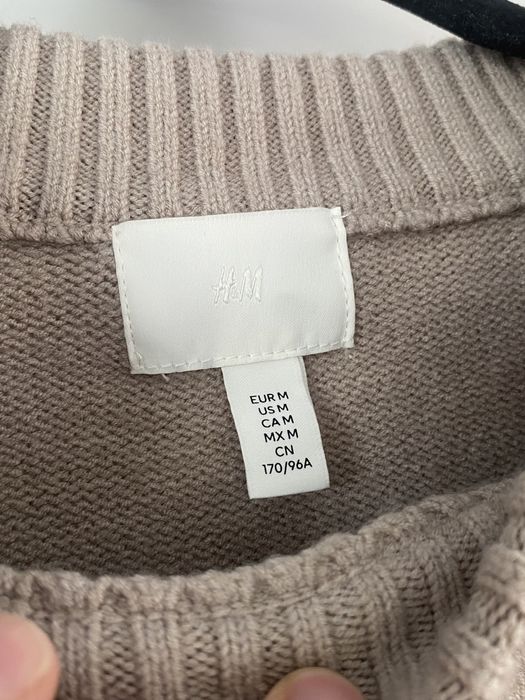 Теплый женский свитер от h&m, шерстяной свитер