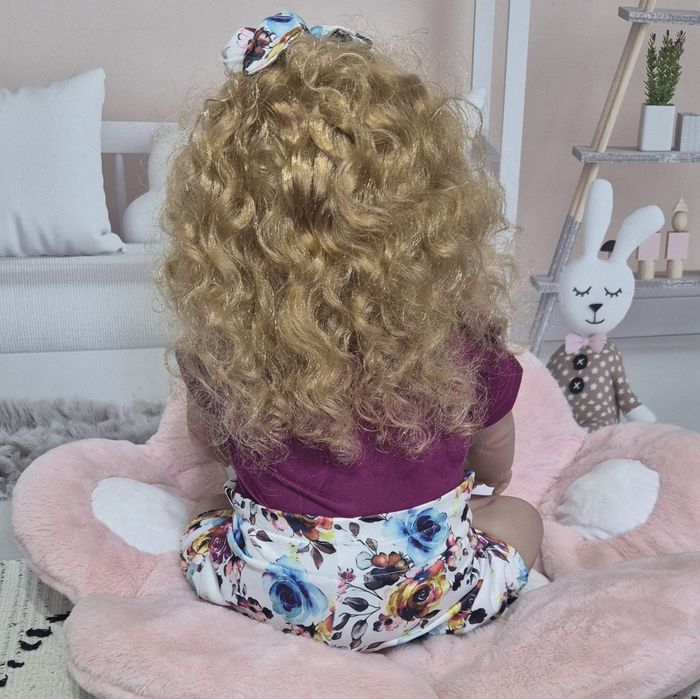 Реборн крупна 60 см, Лялька Reborn кукла