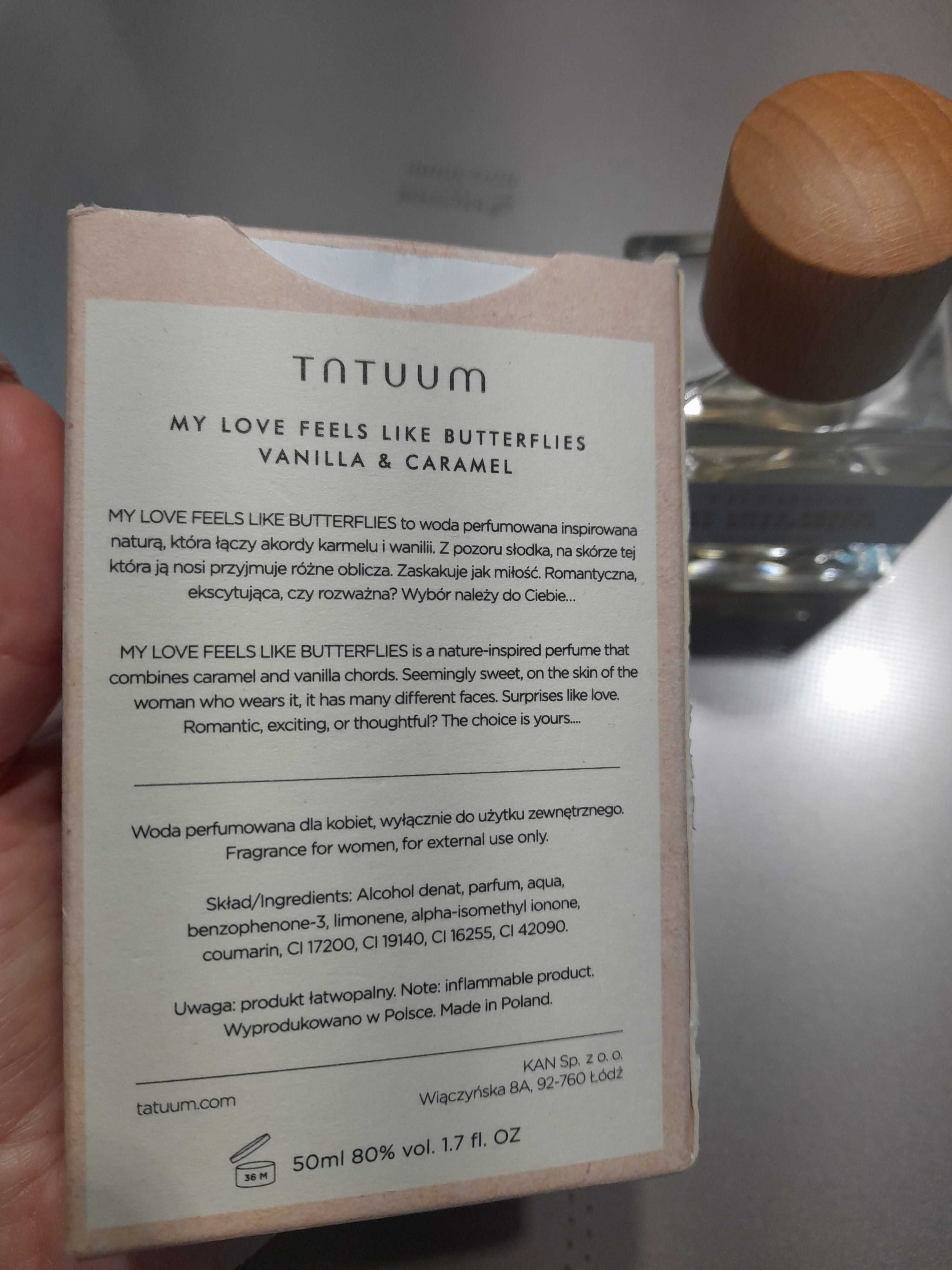 Perfumy damskie zestaw 2: BTY NA-KD irys, musk, Tatuum Wanilia, karmel