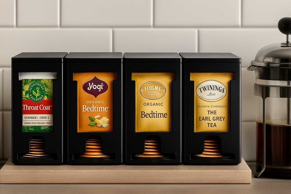 Органайзер для кухні, для чаю, для чайних пакетиків, контейнер