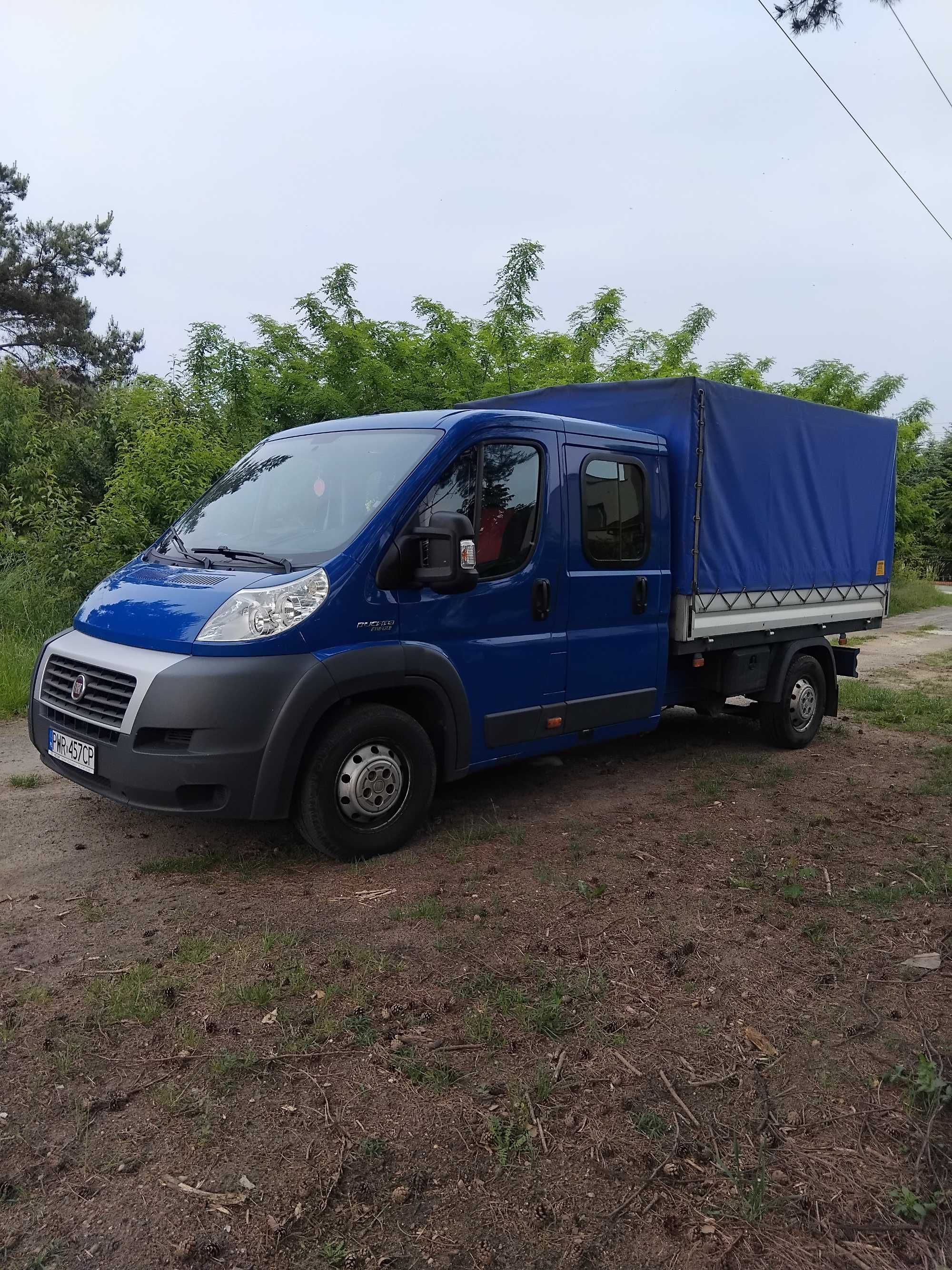 Fiat Ducato 2.3 D dubel kabina, salon Polska niski przebieg.