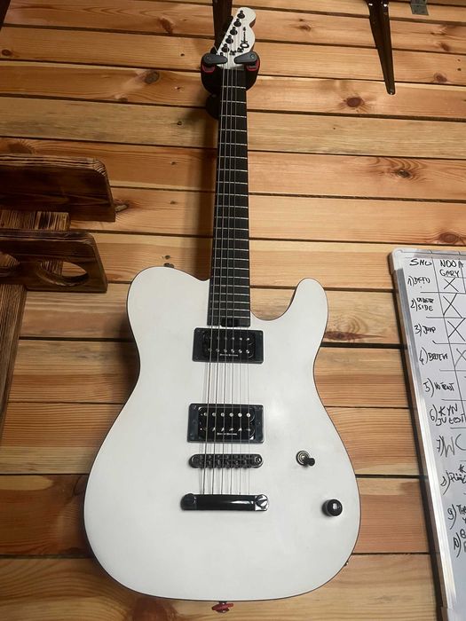 Gitara - Charvel Joe Duplantier biała, plus futerał plus pasek OKAZJA!