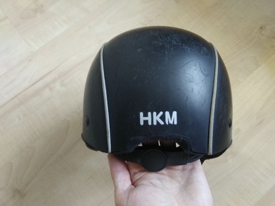 Детский шлем для верховой езды, конного спорта, жокейка HKM, 49-52см