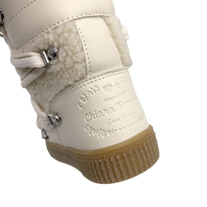 Buty dziecięce śniegowce r32 Chiara Ferragni Snow Boot Low beżowe
