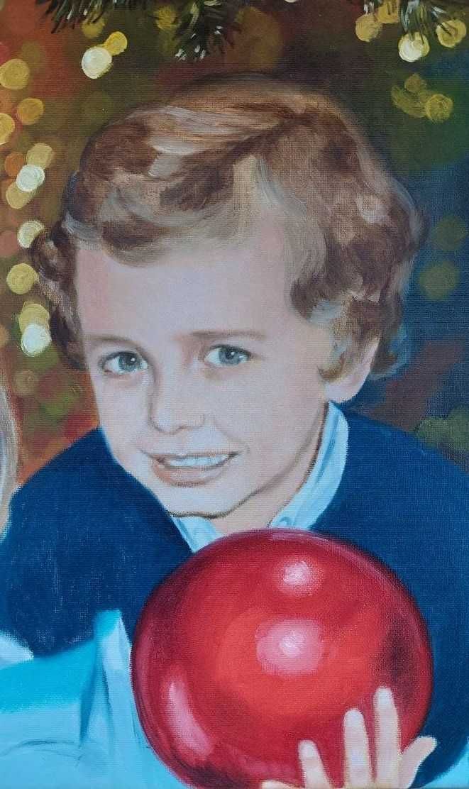 Ofereça neste Natal! Pintura óleo sobre tela