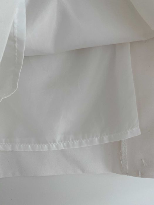 Elegancka spódniczka Vila biała z kokardką rozm L