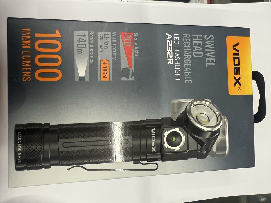 Фонарик Videx 1000 lumines