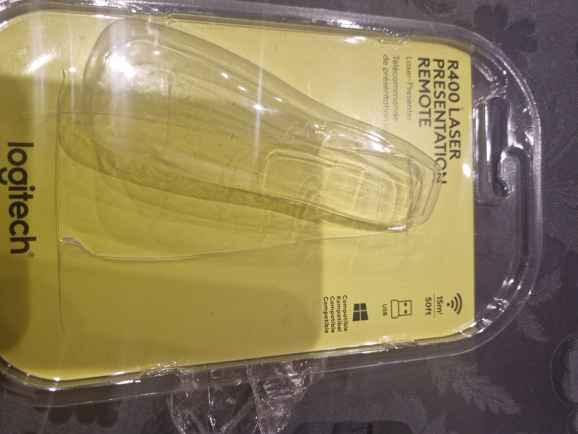 Zawieszone do 05.07.2025r Logitech r400 wskaźnik laserowy usb