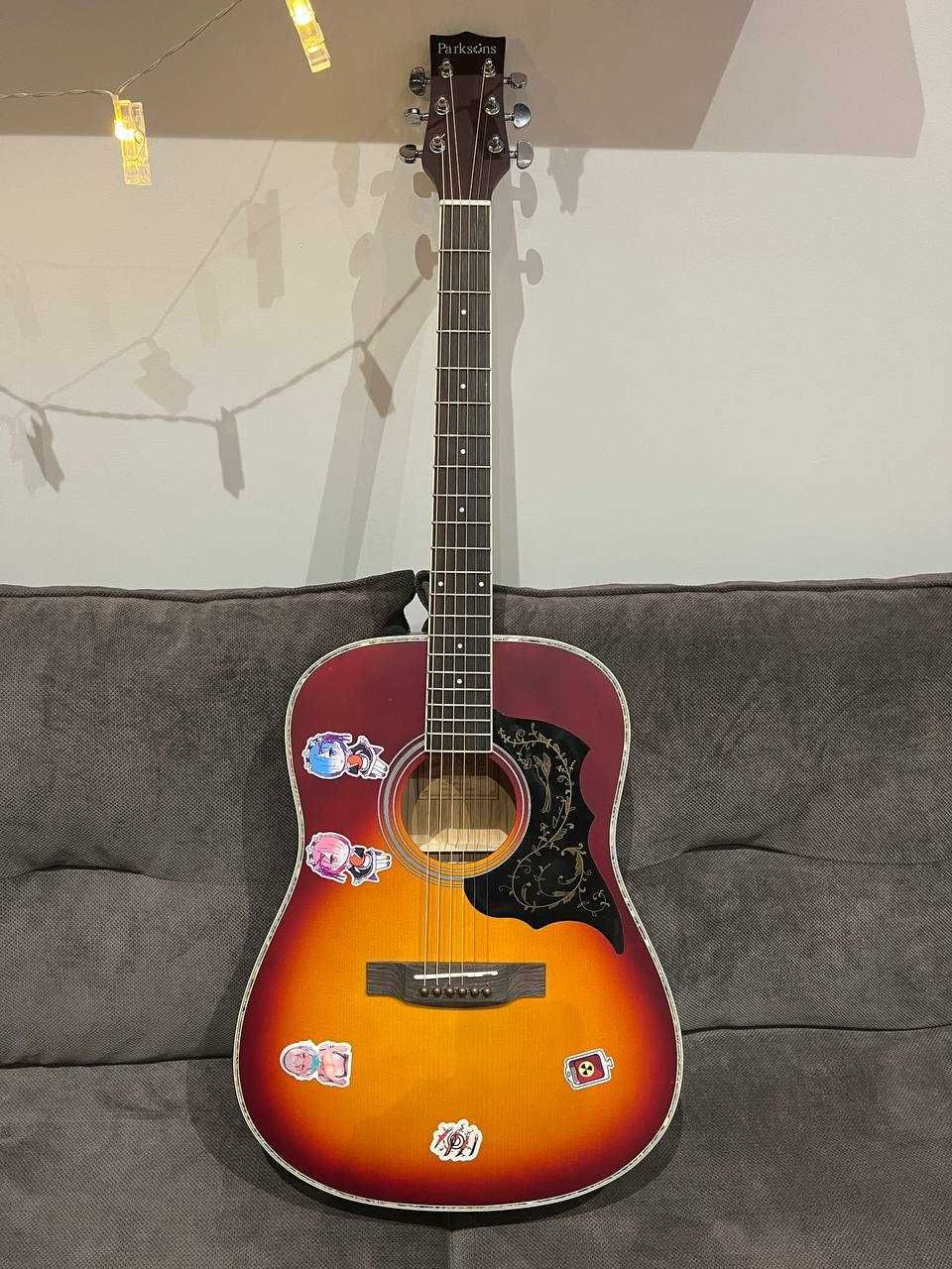 Акустична гітара Parksons JB-4111 + чохол, тюнер, ремінь, медіатори