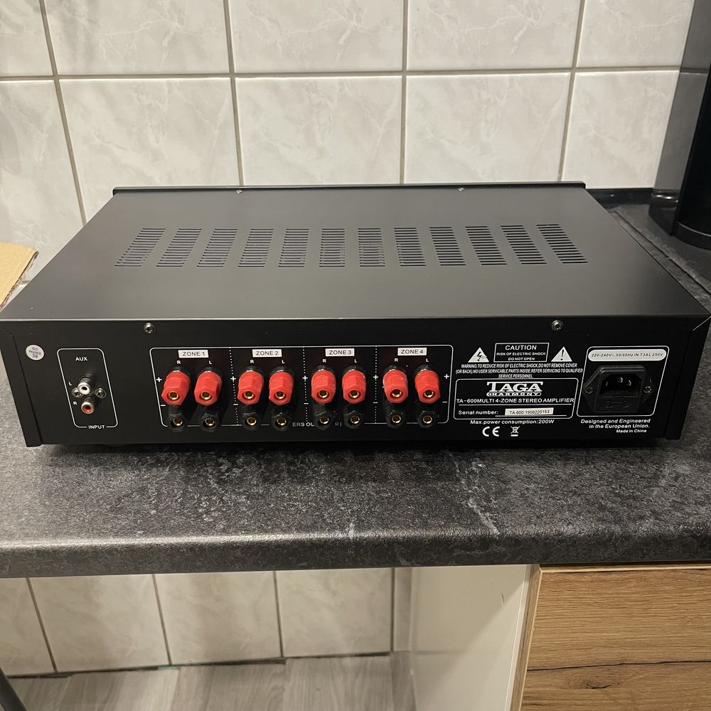Wzmacniacz strefowy TAGA HARMONY TA-600 multi - (odtwarzacz-equalizer)